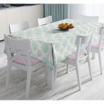 - Masa-7041-Gorsel - Realhomes  Vizon Zeminde Yosun Motifli Dijital Baskılı Modern Masa Örtüsü Realhomes