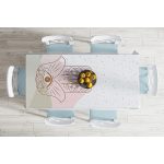 Fatma Ana Eli Motifli Dijital Baskılı Modern Masa Örtüsü Realhomes