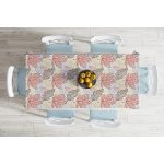 - Masa-7109-Gorsel-1 - Realhomes  Mavi Zeminli Dümen Ve Halat Desenli Dijital Baskılı Modern Masa Örtüsü Realhomes