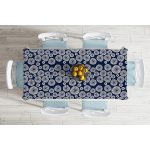 Renkli Zemin Üzerinde Onedraw Çizimli Limon Dijital Baskılı Modern Masa Örtüsü Realhomes