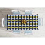 - Masa-7633-Gorsel-1 - Realhomes Beyaz Zemin Üzerinde Baklava Desenli Dijital Baskılı Modern Masa Örtüsü Realhomes