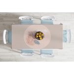 - Masa-8171-Gorsel-1 - Realhomes Pastel Zemin Üzerinde Antik Desenli Dijital Baskılı Modern Masa Örtüsü Realhomes