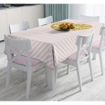 - Masa-8220-Gorsel - Realhomes  Beyaz Zemin Üzerinde Gold Renkli Love Yazılı Dijital Baskılı Modern Masa Örtüsü Realhomes