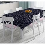 - Masa-8781-Gorsel - Realhomes  Renkli Zemin Üzerinde Modern Çapa Desenli Dijital Baskılı Modern Masa Örtüsü Realhomes