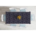 Renkli Zemin Üzerinde Çapa Ve Halat Desenli Dijital Baskılı Modern Masa Örtüsü Realhomes