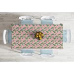 - Masa-8880-Gorsel-1 - Realhomes Renkli Zemin Üzerinde Kaktüs Desenli Dijital Baskılı Modern Masa Örtüsü Realhomes