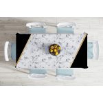 - Masa-8902-Gorsel-1 - Realhomes  Renkli Geometrik Desenli Mermer Motifli Dijital Baskılı Modern Masa Örtüsü Realhomes