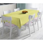 - Masa-961-Gorsel - Realhomes  Sarı Renkli Dijital Baskılı Dekoratif Masa Örtüsü Realhomes