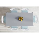 - Masa-Acikgri-Gorsel-1 - Realhomes  Realhomes Düz Açık Gri Renkli Dijital Baskılı Masa Örtüsü Realhomes