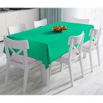 - Masa-Acikyesil-Gorsel - Realhomes Realhomes Düz Açık Yeşil Renkli Dijital Baskılı Masa Örtüsü Realhomes