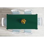 Realhomes Düz Koyu Yeşil Renkli Dijital Baskılı Masa Örtüsü Realhomes