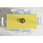 Realhomes Sarı Renkli Dijital Baskılı Masa Örtüsü Realhomes