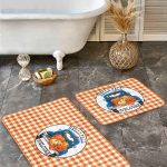 Yoga Kadın Motifli Özel Tasarım 2'li Mutfak Paspas Takımı & Banyo Paspas Takımı Realhomes