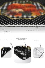 - RealHomes - Realhomes  Kabak Temalı Give Thanks Temalı 2'li Mutfak Paspas Takımı & Banyo Halısı Seti Realhomes