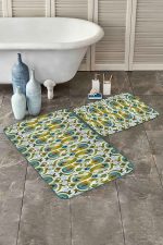 - RealHomes - Realhomes  Realhomes Özel Tasarım Dijital Baskılı 2'li Banyo Paspas Takımı & Mutfak Paspas Seti Realhomes