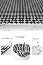 - RealHomes - Realhomes  Balıksırtı Zemin Geyik Motifli 2'li Banyo Paspas Takımı & Klozet Paspas Seti Realhomes