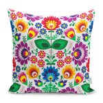 - RealHomes Dijital Baskılı Modern Yastık Kırlent Kılıfı - Realhomes Otantik Tropik Çiçekler Özel Tasarım Modern Yastık Kırlent Kılıfı Realhomes