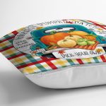 - RealHomes Dijital Baskılı Modern Yastık Kırlent Kılıfı - Realhomes Renkli Ekose Özel Tasarım Kabak Motifli Modern Yastık Kırlent Kılıfı Realhomes