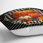 - RealHomes Dijital Baskılı Modern Yastık Kırlent Kılıfı - Realhomes Siyah Puantiyeli Kabak Tasarımlı Dijital Baskılı Modern Yastık Kırlent Kılıfı Realhomes