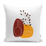 - RealHomes Dijital Baskılı Modern Yastık Kırlent Kılıfı - Realhomes Onedraw Çizimli Özel Tasarımlı Yastık Kırlent Kılıfı Realhomes