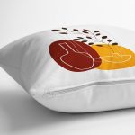 - RealHomes Dijital Baskılı Modern Yastık Kırlent Kılıfı - Realhomes Onedraw Çizimli Özel Tasarımlı Yastık Kırlent Kılıfı Realhomes