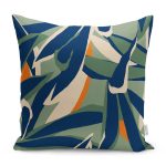 - RealHomes Dijital Baskılı Modern Yastık Kırlent Kılıfı - Realhomes Yeşil Lacivert Renkli Özel Tasarım Yastık Kırlent Kılıfı Realhomes