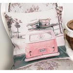 - RealHomes Dijital Baskılı Modern Yastık Kırlent Kılıfı - Realhomes Retro Otantik Kamp Aracı Özel Tasarımlı Yastık Kırlent Kılıfı Realhomes