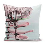 - RealHomes Dijital Baskılı Modern Yastık Kırlent Kılıfı - Realhomes Retro Otantik Renki Yaz Temalı Yastık Kırlent Kılıfı Realhomes