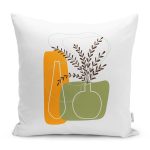 - RealHomes Dijital Baskılı Modern Yastık Kırlent Kılıfı - Realhomes Soyut Vazo Çiçek Tasarımlı Yastık Kırlent Kılıfı Realhomes