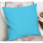 - RealHomes Dijital Baskılı Modern Yastık Kırlent Kılıfı - Realhomes Düz Gökyüzü Mavisi Dijital Baskılı Yastık Kırlent Kılıfı Realhomes