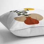 - RealHomes Dijital Baskılı Modern Yastık Kırlent Kılıfı - Realhomes Onedraw Vazo Tasarımlı Çiçek Motifli Modern Yastık Kırlent Kılıfı Realhomes