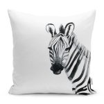 - RealHomes Dijital Baskılı Modern Yastık Kırlent Kılıfı - Realhomes Zebra Özel Tasarım Dijital Baskılı Yastık Kırlent Kılıfı Realhomes