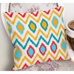 - RealHomes Dijital Baskılı Modern Yastık Kırlent Kılıfı - Realhomes Renkli Geometrik Çizimli Dijital Baskılı Yastık Kırlent Kılıfı Realhomes
