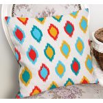 - RealHomes Dijital Baskılı Modern Yastık Kırlent Kılıfı - Realhomes Renkli Geometrik Çizimli Dijital Baskılı Yastık Kırlent Kılıfı Realhomes