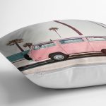 - RealHomes Dijital Baskılı Modern Yastık Kırlent Kılıfı - Realhomes Retro Otantik Kamp Aracı Özel Tasarımlı Yastık Kırlent Kılıfı Realhomes