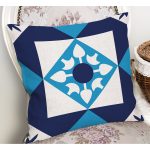 - RealHomes Dijital Baskılı Modern Yastık Kırlent Kılıfı - Realhomes Mavi Çini Desenli Dijital Baskılı Yastık Kırlent Kılıfı Realhomes