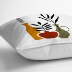 - RealHomes Dijital Baskılı Modern Yastık Kırlent Kılıfı - Realhomes Vazo Temalı Soyut Dijital Baskılı Yastık Kırlent Kılıfı Realhomes