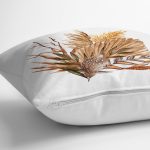 - RealHomes Dijital Baskılı Modern Yastık Kırlent Kılıfı - Realhomes Sonbahar Temalı Kurumuş Tropik Yaprak Motifli Kırlent Kılıfı Realhomes