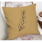 - RealHomes Dijital Baskılı Modern Yastık Kırlent Kılıfı - Realhomes Hardal Zemin Dal Tanesi Dijital Baskılı Yastık Kırlent Kılıfı Realhomes