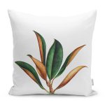 - RealHomes Dijital Baskılı Modern Yastık Kırlent Kılıfı - Realhomes 3D Tropik Yaprak Tasarımlı Modern Yastık Kırlent Kılıfı Realhomes