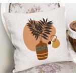 - RealHomes Dijital Baskılı Modern Yastık Kırlent Kılıfı - Realhomes Vazo Temalı Soyut Dijital Baskılı Yastık Kırlent Kılıfı Realhomes