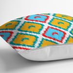 - RealHomes Dijital Baskılı Modern Yastık Kırlent Kılıfı - Realhomes Renkli Geometrik Motifli Özel Tasarım Yastık Kırlent Kılıfı Realhomes