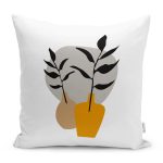 - RealHomes Dijital Baskılı Modern Yastık Kırlent Kılıfı - Realhomes Vazo Temalı Soyut Dijital Baskılı Yastık Kırlent Kılıfı Realhomes