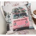 - RealHomes Dijital Baskılı Modern Yastık Kırlent Kılıfı - Realhomes Retro Otantik Araba Tasarımlı Modern Yastık Kırlent Kılıfı Realhomes
