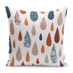 Soft Renkli Damla Desenli Dekoratif Yastık Kırlent Kılıfı Realhomes