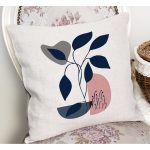 - RealHomes Dijital Baskılı Modern Yastık Kırlent Kılıfı - Realhomes Vazo Temalı Soyut Dijital Baskılı Yastık Kırlent Kılıfı Realhomes