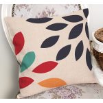 - RealHomes Dijital Baskılı Modern Yastık Kırlent Kılıfı - Realhomes Sonbahar Temalı Renkli Yaprak Motifli Dekoratif Yastık Kırlent Kılıfı Realhomes