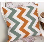 - RealHomes Dijital Baskılı Modern Yastık Kırlent Kılıfı - Realhomes Renkli Zigzag Desenli Modern Yastık Kırlent Kılıfı Realhomes