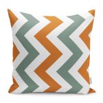 - RealHomes Dijital Baskılı Modern Yastık Kırlent Kılıfı - Realhomes Renkli Zigzag Desenli Modern Yastık Kırlent Kılıfı Realhomes