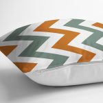 - RealHomes Dijital Baskılı Modern Yastık Kırlent Kılıfı - Realhomes Renkli Zigzag Desenli Modern Yastık Kırlent Kılıfı Realhomes